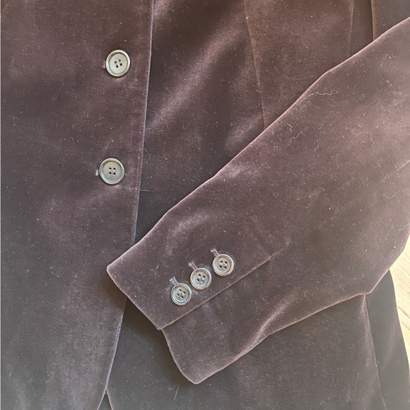Theory for Scoop velvet blazer - Picture 4 of 7